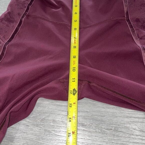 Lululemon Wunder Under Women’s 8 Crop High-Rise Flocked 21" Velvet Dark Adobe - Picture 8 of 10